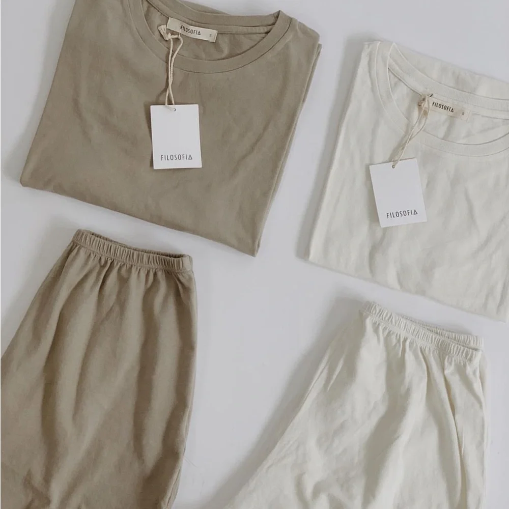 NWT Filosofia 30's Classic Cotton Tee in Olive - Picture 5 of 6